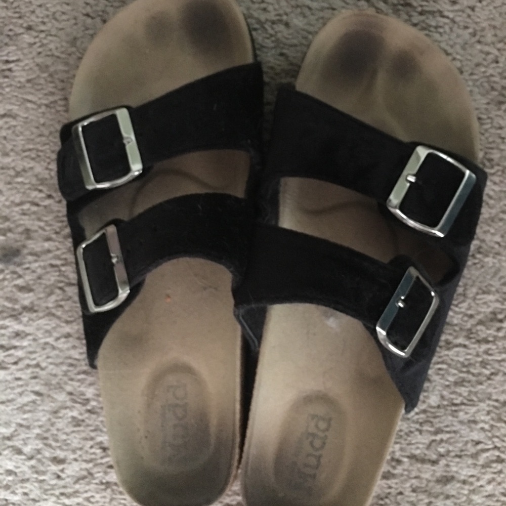 Mudd two-strap sandals